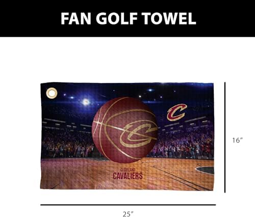 Northwest NBA Golf Towel – Official Licensed Microfiber Waffle Fabric, - Image 4