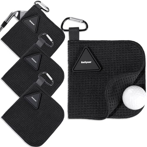 Batiyeer 3 Pack Small Golf Towels by Batiyeer