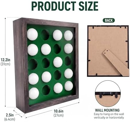 Lewtemi Golf Balls Display Case Frame - Image 2