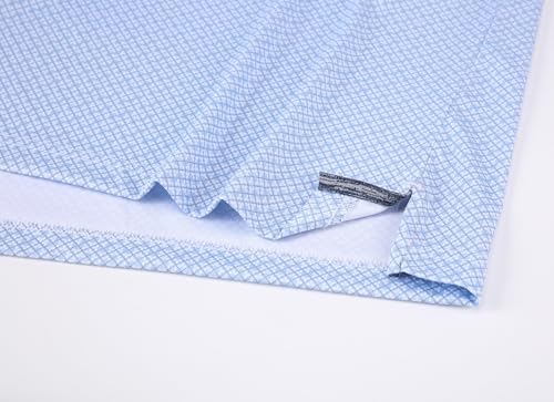 Alex Vando Mens Golf Shirt Moisture Wicking Classic Print Golf Shirts - Image 5
