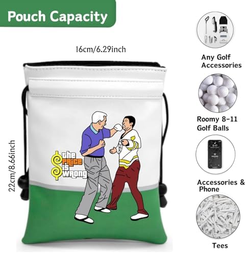 Artpreti Funny Golf Valuables Pouch, Golf Pouch Bag - Image 2