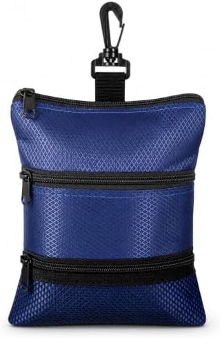 Golf Ball Bag Pouch Portable Golf Tee Bag Multi Pocket Zipper by Unknown