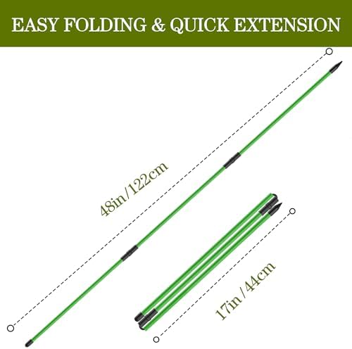 Seticek 2 Pack 48" Golf Alignment Sticks, - Image 4
