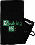 Wolf Breaking Par Embroidered Funny Towel by WOLFGOLFTOWELS