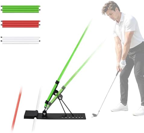 Golf Alignment Sticks Holder – Golf Swing Plane Trainer by HRUIYL