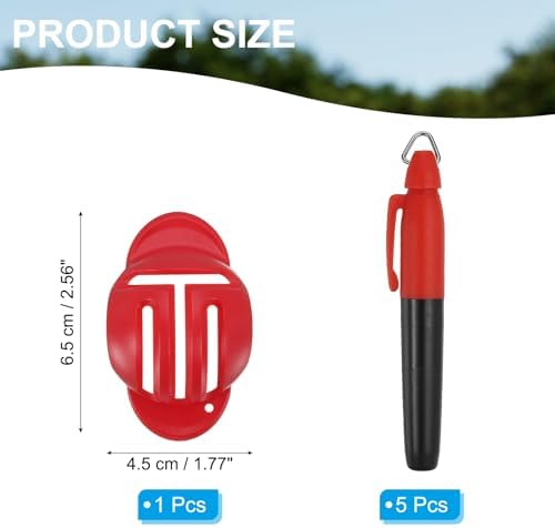 PATIKIL Golf Ball Line Marker Tool Golf Ball Alignment Marking Tool - Image 2