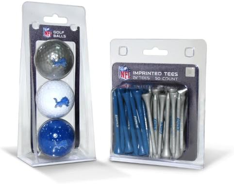 Team Golf NFL Pittsburgh Steelers 3 Golf Balls and 50 Golf Tees Logo Imprinted by TeamGolf