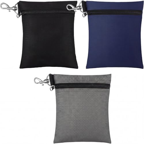 Shappy 3 Pcs Golf Tee Bag Pouch, 6.7x5.5 Inch by Shappy