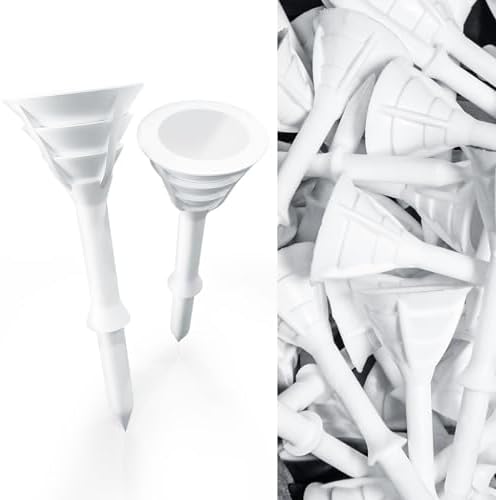 FINGER TEN Golf Tees Plastic 3 1/4 Inch 12/24/60 Pack by FINGERTENSport