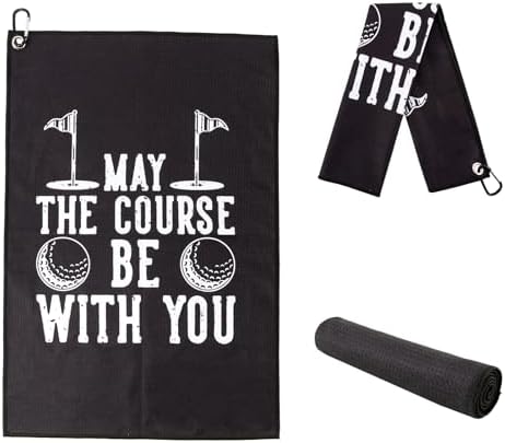 TUYUU Funny Printed Golf Towels Microfiber Gifts by TUYUU