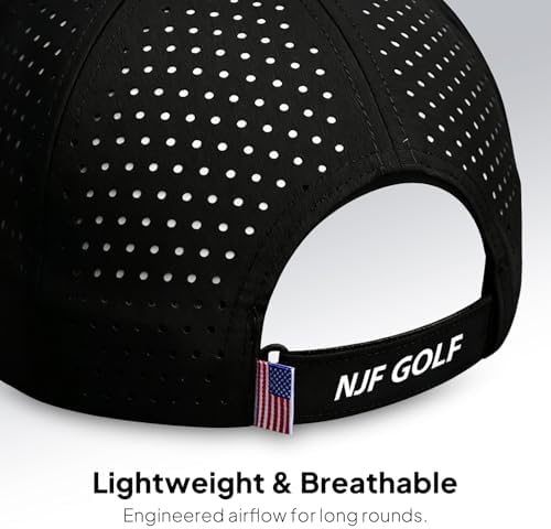 NJF Golf Performance Hats for Men - Image 4