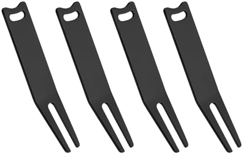 PATIKIL Metal Bending Golf Divot Repair Tool, Metal Golf Fork Accessory Curved by PATIKIL