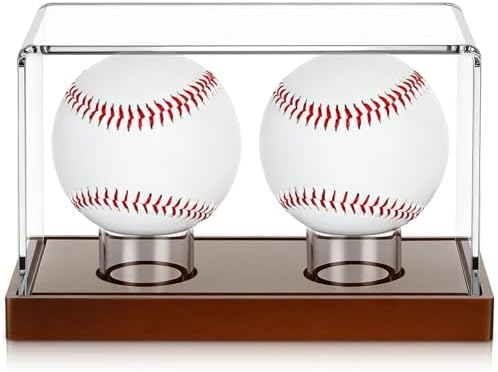 Weysat Baseball Display Case 2 in 1 Clear Cube Baseball Holder by Weysat