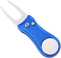 Mile High Life Golf Divot Repair Tool Metal/Foldable w Magnetic Ball Marker by MileHighLife