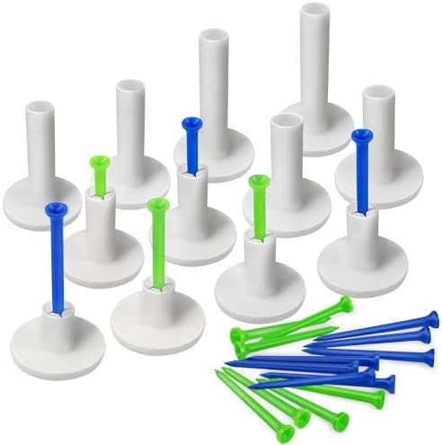 Seticek Rubber Golf Tees for Mats | Golf Tees for Driving Range & Indoor by Seticek