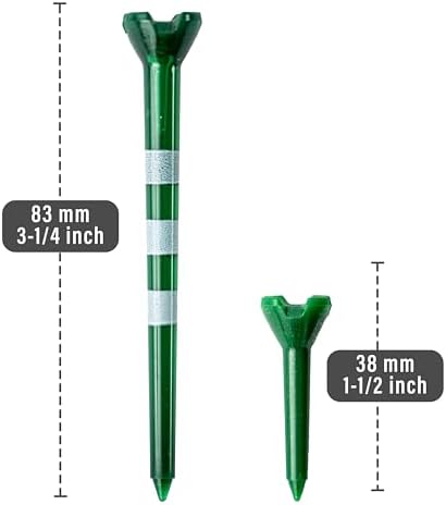 Zario Plastic Golf Tees 3 1/4 Inch Combo - Image 3