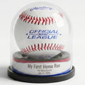 First Home Run Baseball Display Case by Balldome