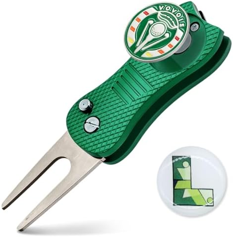5-in-1 Fold Golf Divot Tool by VOVOIS