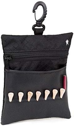 Golf Tee Bag - Store Your tees, Golf Balls, and Pencil. Great Gift by Sportwaves