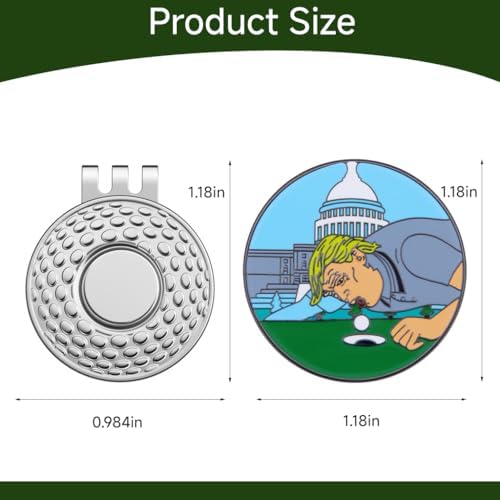 【Funny Golf Ball Markers Magnetic Hat Clips】 Hilarious Novelty Gift - Image 2