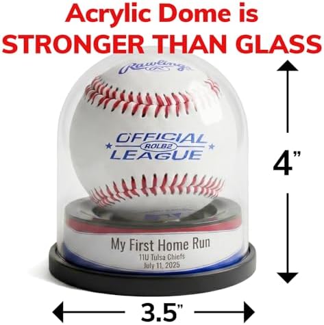 First Home Run Baseball Display Case - Image 2