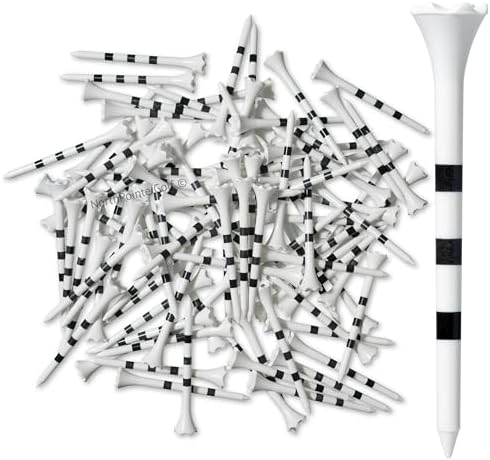 NorthPointe 3 ¼” Plastic Golf Tees – White by NorthPointeGolfTees