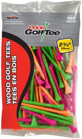 Pride Golf Tee, 2-3/4 inch Deluxe Tee by PrideGolfTee