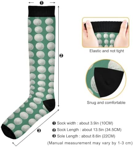 White Baseballs Stitching Compression Sock - Image 4