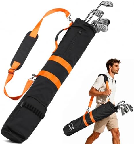 TOBWOLF Golf Carry Bag for Men, 900D Lightweight Bag for 3-6 Clubs by TOBWOLF