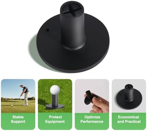 Rubber Golf Tees for Mats Adjustable Height Golf Simulator Tees, Indoor Outdoor - Image 4