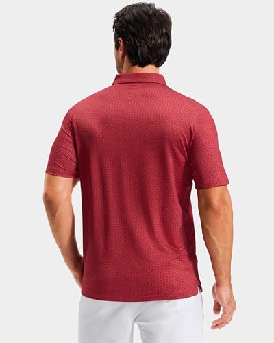 Obla Men's Golf Shirt Short Sleeve Dry Fit Collared Polo Shirts - Image 4