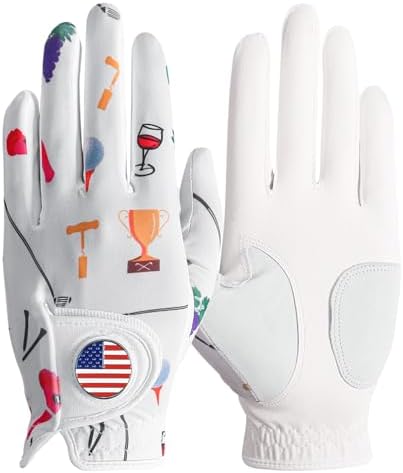Amy Sport Stylish Pattern Womens Golf Glove by AmySport