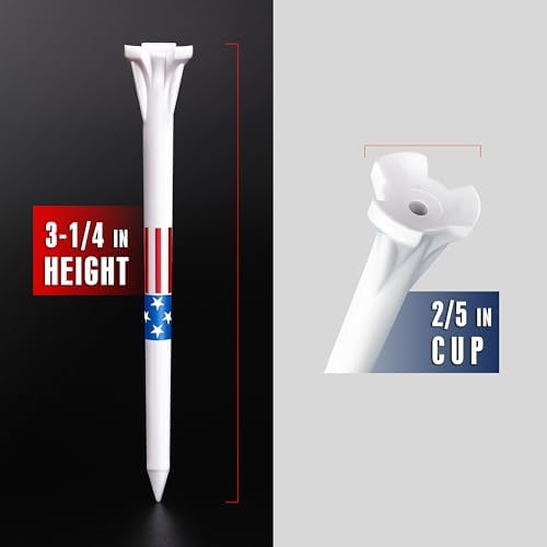CHAMPKEY Mixed Sizes Golf Tees, Large Cup Head - Image 7