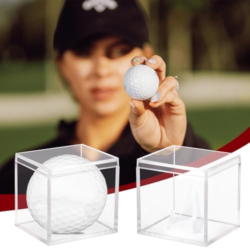 3 Pack Championship Ring Display Case Clear Acrylic Display Case Mini Football - Image 5