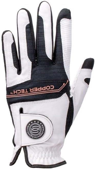 Men’s Golf Glove – Copper-Infused Compression for Pain Relief, Non-Slip Grip, Breathable & Sweat-Wicking – Left Hand