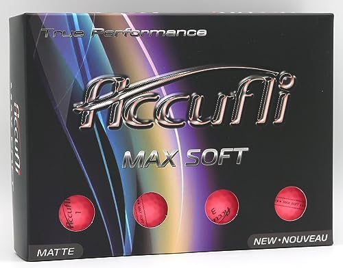 ACCUFLI Max Soft Matte Golf Balls by ACCUFLI