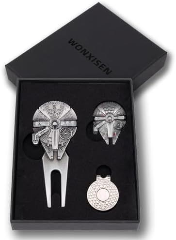 Ball Marker and Divot Tool Gift Set, Gift by WONXISEN