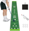 Goplus Putting Green Mat, Portable Golf Game Set by Goplus