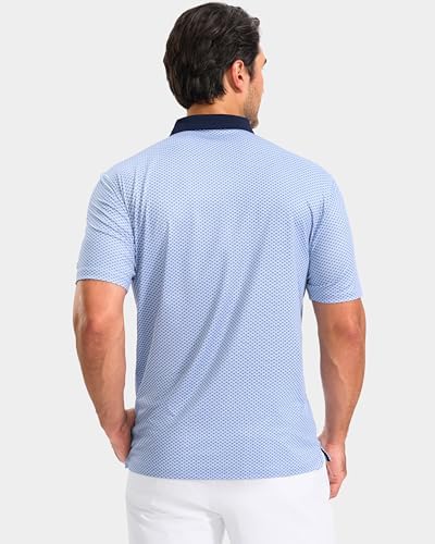 Obla Men's Golf Shirt Short Sleeve Dry Fit Collared Polo Shirts - Image 4
