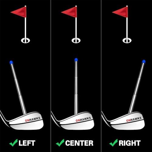 Telescopic Magnetic Golf Alignment Rods-Alignment Sticks-Swing Training Aid - Image 2