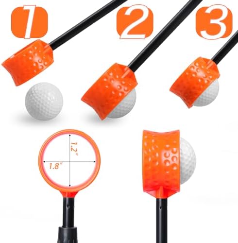 LTY Golf Ball Retriever, 18Ft 15Ft 12Ft Securely Locking Scoop Aluminum Alloy - Image 5