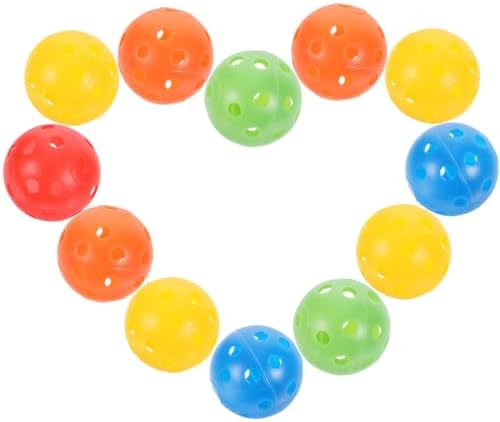 12pcs Practice Balls Perforated Plastic by OHPHCALL