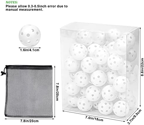 Plastic Golf Balls Practice Limited Flight Golf Training Ball Hollow Swing - Image 2