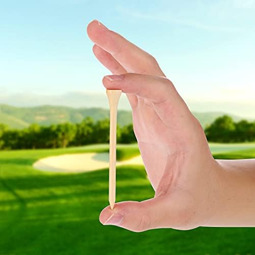 Golf Tees Durable Bamboo Tees 100Pcs 100Pcs 3-1/4" Friendly Biodegradable - Image 3
