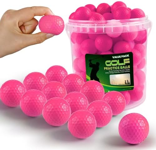FINGER TEN Foam Golf Practice Balls 100 Pack by FINGERTENSport