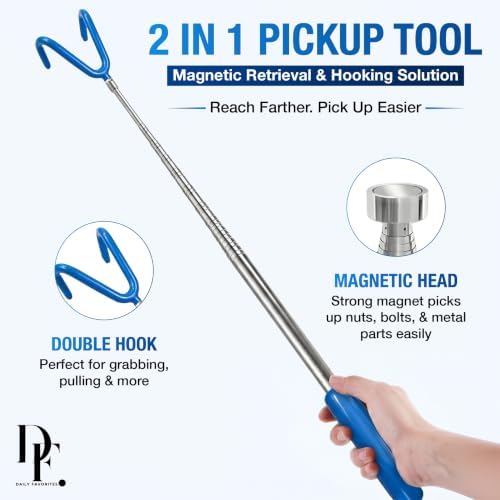 10 FT Telescoping Pickup Tool Magnetic Pole - Image 2