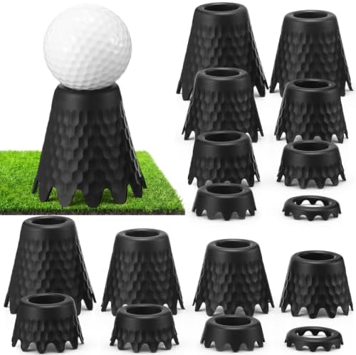 Plastic Golf Simulator Tees, 1/4 to 2 Inch by Unknown