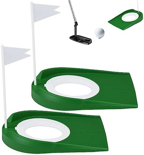 Golf Putting Green Indoor Set, 2 Pack Cup by joaoxoko