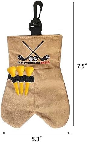 Endysis Golf Ball Funny Bag, Golf Ball Storage Pouch, Funny Print Golf - Image 2