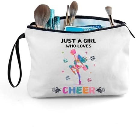 Cheerleader Cheerleading Gifts, Cheer Makeup Bag Pouch - Image 5